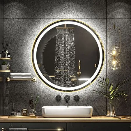 Specchi LED Smart Touch con cornice in lega di alluminio